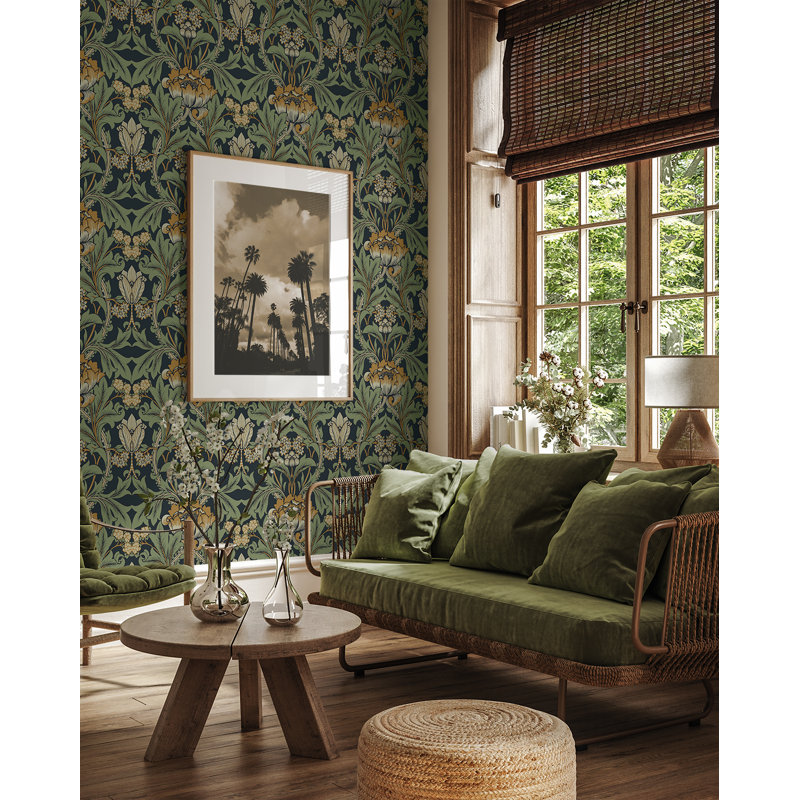 Chelly Floral Roll, Gold