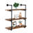 Hathorn 3 Piece Industrial Pipe Shelves