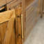 Antique Brass Drawer Pulls With Textured Knob Design - Elegant Hardware For Dressers & Wardrobes-119732805-119732807