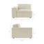 Canapé modulaire rembourré en tissu Restu de 5 pièces Restore-380685697