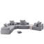 Canapé modulaire surdimensionné rembourré de mousse Breydan-779780296