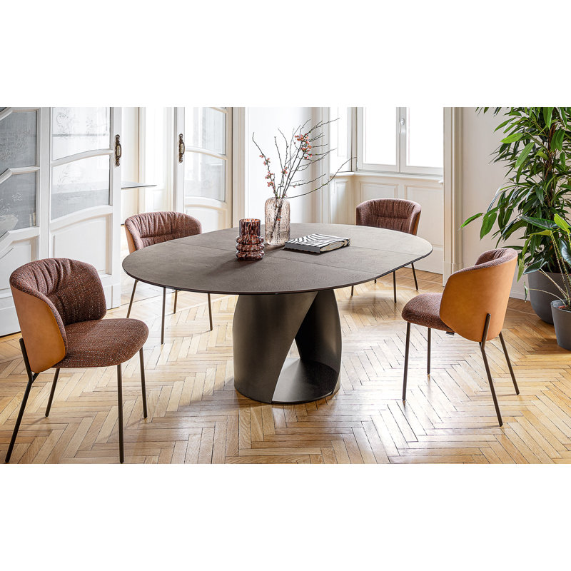 Cyclone Extendable Tables, Matt Bronze, Bronze