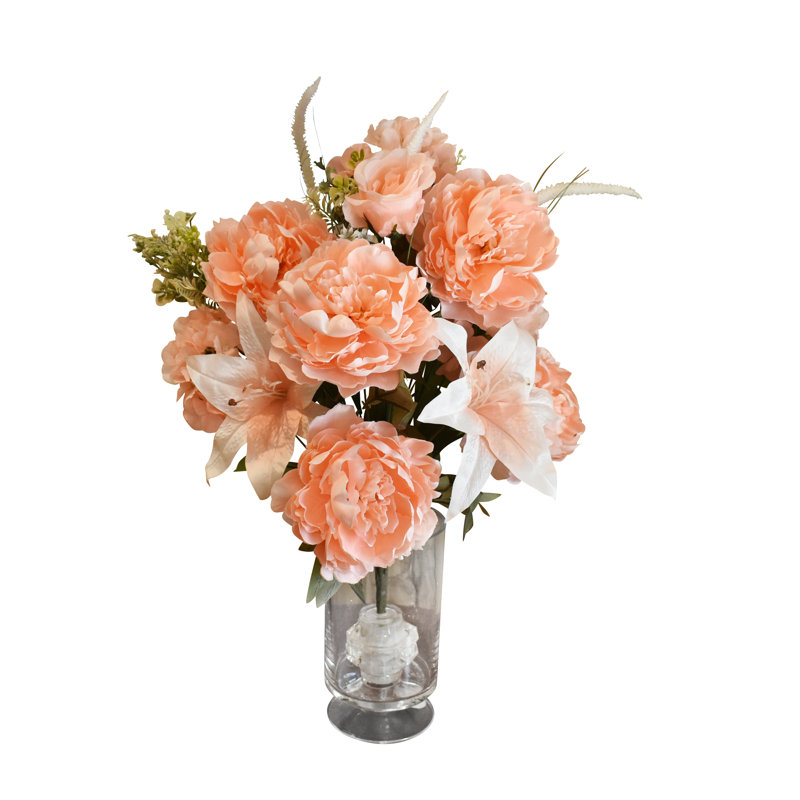 23 po Figuier pivoine lys hortensia buisson x 18, Rose