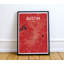 Austin City Map - impression d'art graphique-24706014