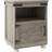 Storage Side Table, Gray. Modern End Table With Shelf & Cupboard. Wood Legged For Living Room. Construction. 17.7"X15.4"X23.6". Can Hold 110 Lbs Gray Storage. Style Open And Broad Space Legs. Stable