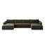 Colt 3PC U Sectional-Surrey Olive-66610342