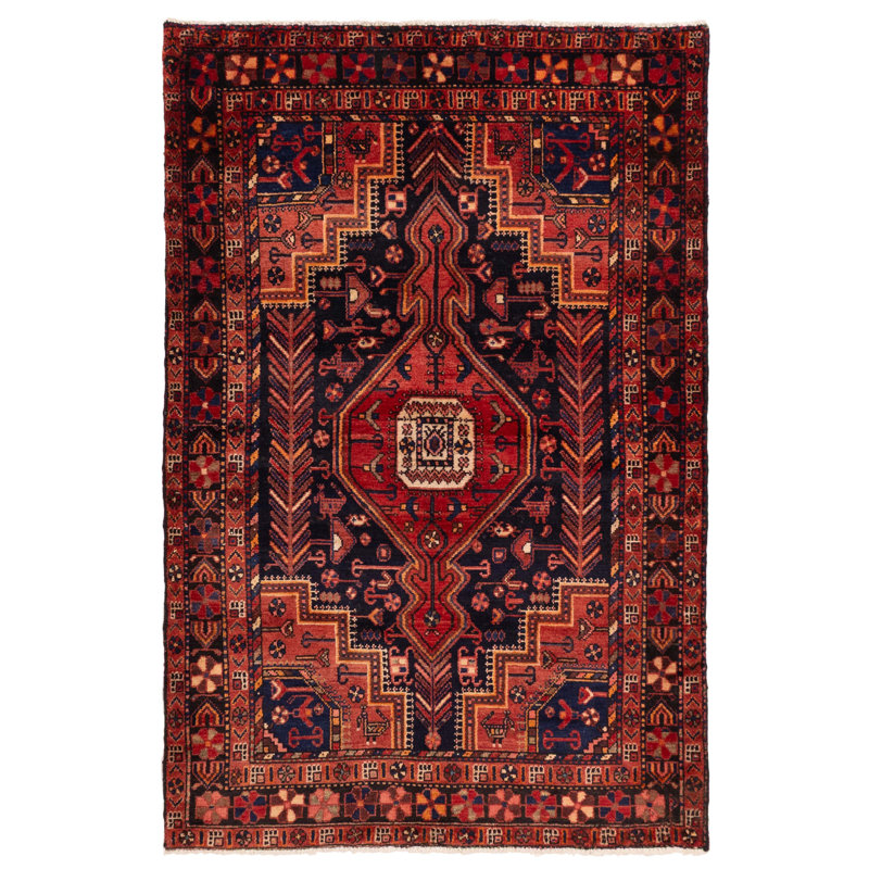 Tapis bleu marine Anadol 4 pi 6 po x 6 pi 8 po