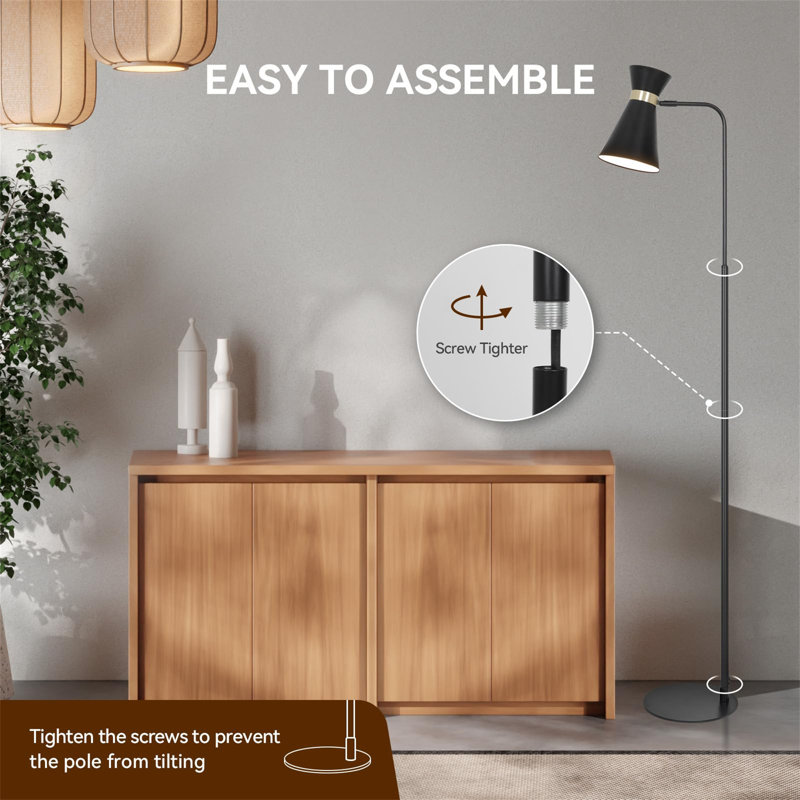 Arvell 156cm Arched Floor Lamp