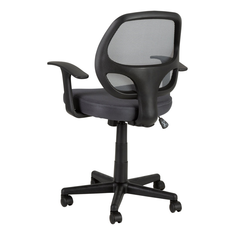 Chaise de travail en filet Abdul'Malik, gris