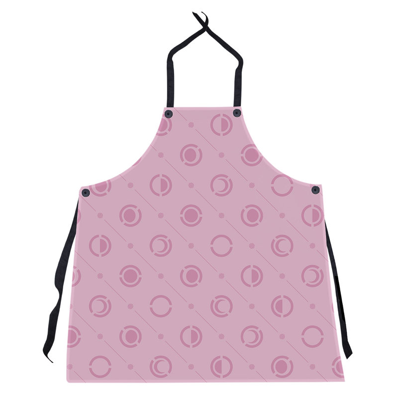 Tablier classique en phases de lune, Rose / rose foncé