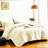 Boho Chic Geometric Queen Bedding Set - 7 Piece Comforter Bed in a Bag with Tufted Embroidery & Microfiber Sheets for All Seasons