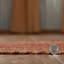 Tapis bourgogne / brun clair / vert olive à motif géométrique Bachet-2144281465