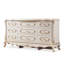 Armoire d'appoint en bois manufacturé blanc massif-90837375