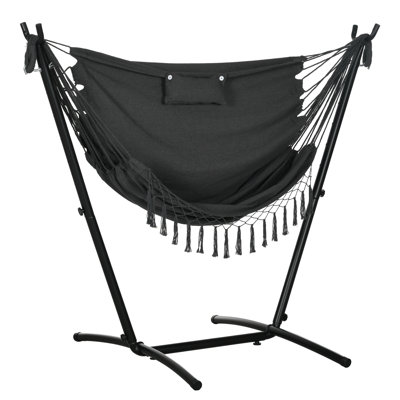 Chaise de hamac avec support Outsunny