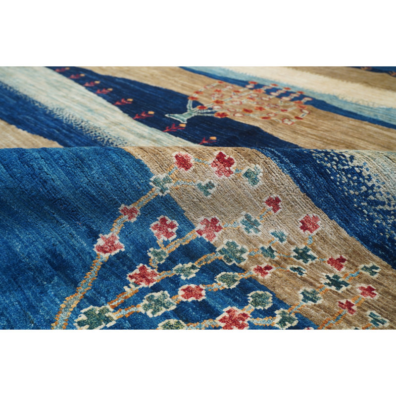 One-of-a-Kind Rectangle 9'10" X 13'5" Hand Knotted Area Rug