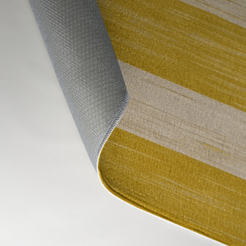 Tapis intérieur / extérieur beige HorizontalStripes, Rectangulaire 3 pi x 5 pi
