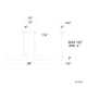 Drift Single Light Glass Dimmable LED Pendant