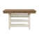 Gracie Oaks Lorayne Rectangular Counter Table in Walnut and Antique White