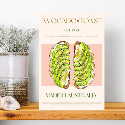 «Fresh Avocado Toast», art mural contemporain