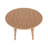 Poly 5-Piece Round Table Garden Arm Chair Dining Set-125401038