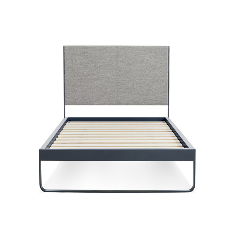 Me Time Upholstered Bed, Full, Tait Charcoal/Slate