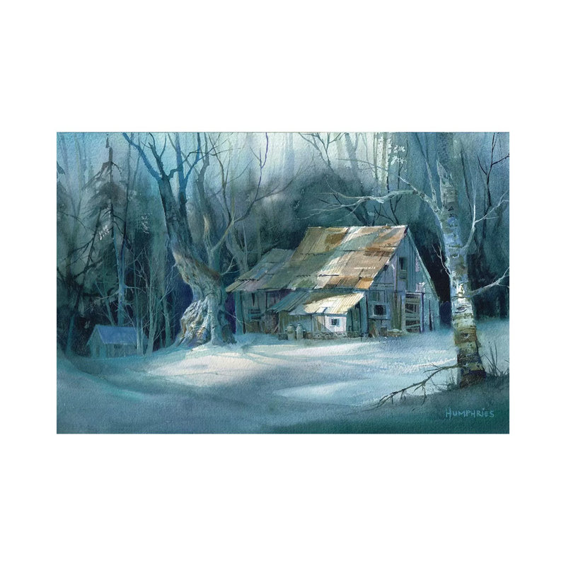 Boarded Up 1 Piece Wrapped Canvas Painting, 30.48 cm H x 45.72 cm W