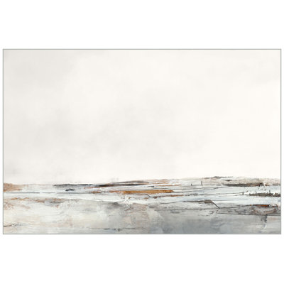 Tide Impressions - Large Framed Painting Canvas