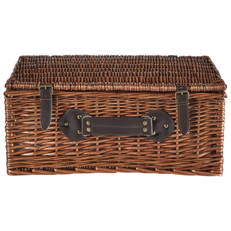 PRUNEAU Picnic Basket , Service for 4