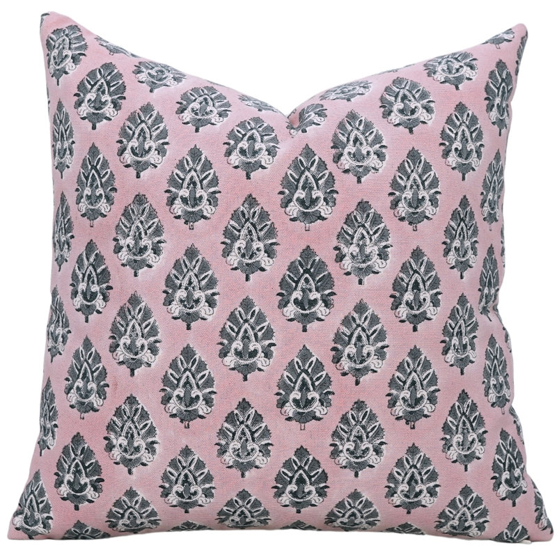 Housse de coussin Floral, H 18 po x l 18 po
