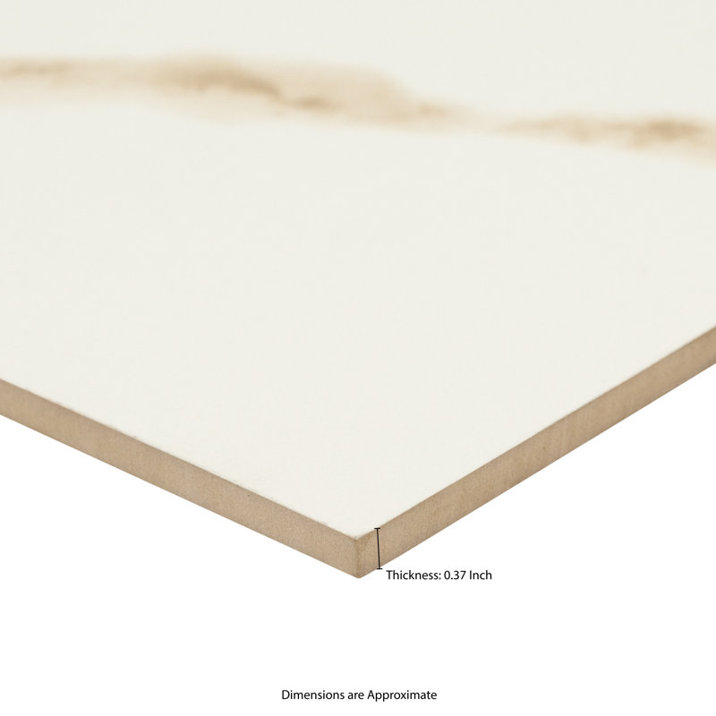 Ardena 12 in. x 24 in. Polished Porcelain Stone Look Floor and Wall Tile, Vena
