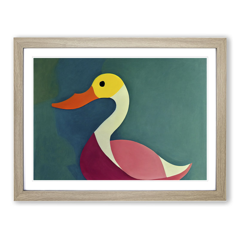 Compelling Duck - Framed Print