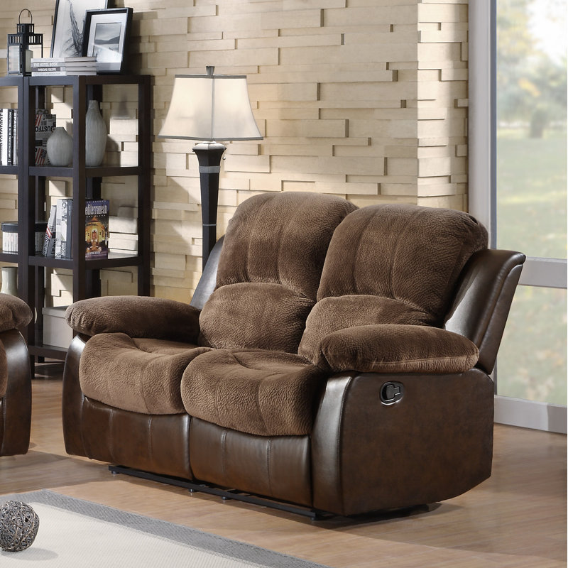 Welling 62'' Upholstered Reclining Loveseat