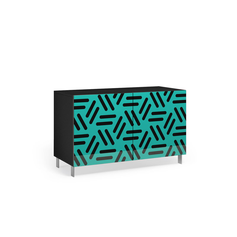 Harlym 2 - Door Standard Accent Cabinet, Green