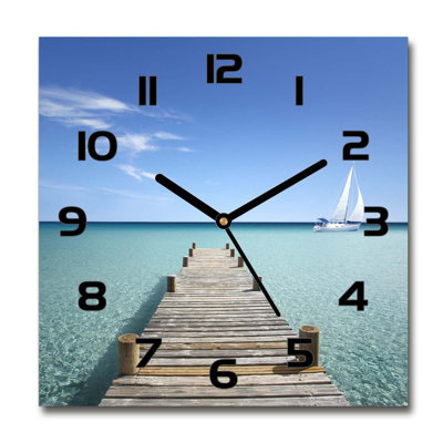 Ibes Glass Wall Clock