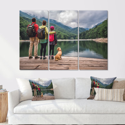 Family Outing Adventure - Hiking Wall Art Print Set