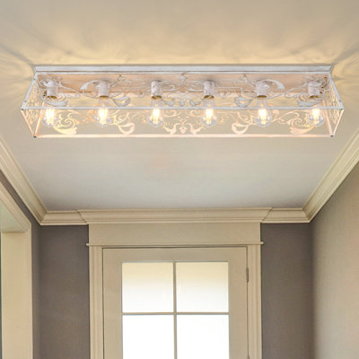 Plafonnier encastré 6 lumières 45,28 po