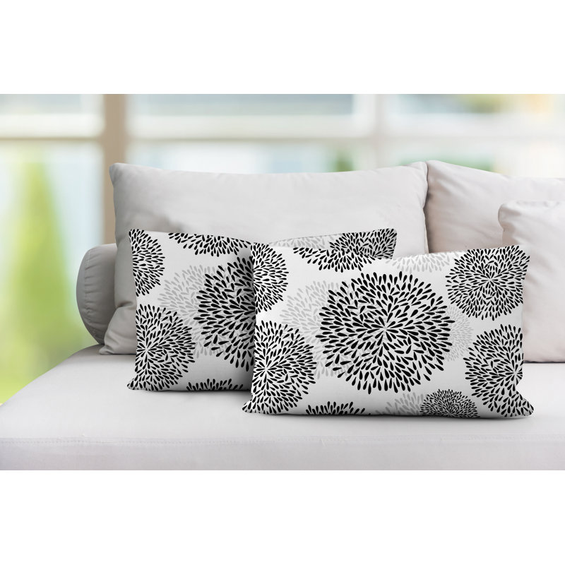 Coussin Confetti, Noir