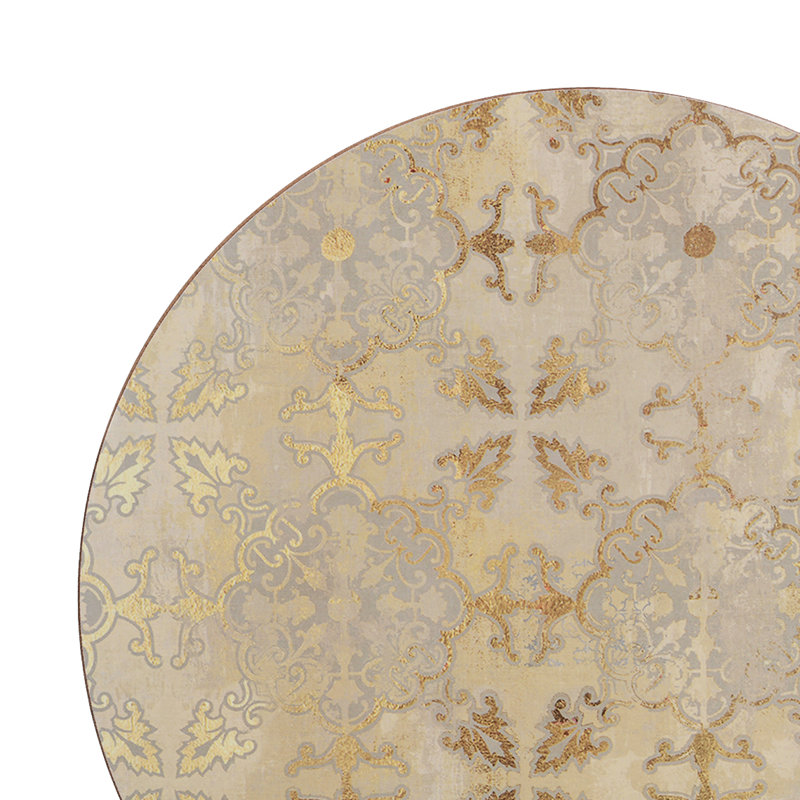 Gold Impressions Cork Placemat