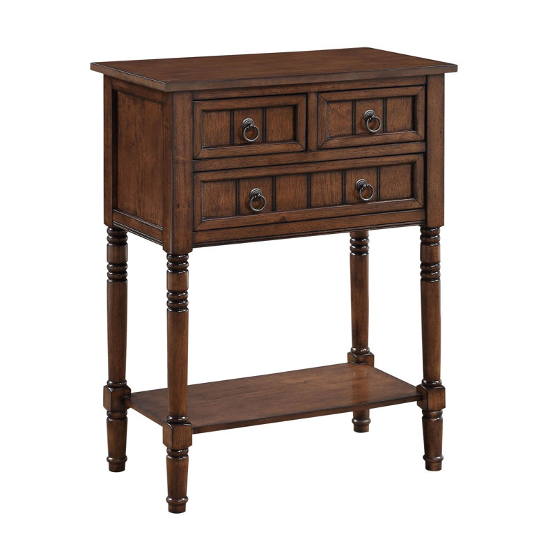 Meayki 24'' Console Table, Dark Oak