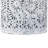 Laser-Cut Floral Iron Pillar Candle Holders - 10" - Gray And White - Set Of 2