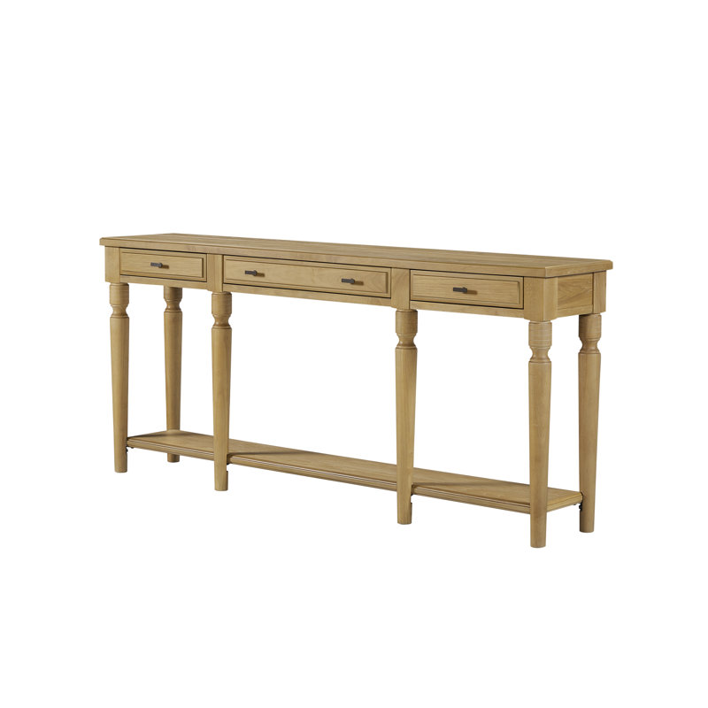 Console Tarrington - Noix de cajou, Bois jaune clair