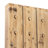 Brown Wood Tall 40 Hole Wall Wine Rack, 21" x 4" x 57"-365769774-365769769