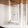 Wall Mounted Thermostatic Complete Rainfall Shower System with 6 Body Jets and Rough-in Valve