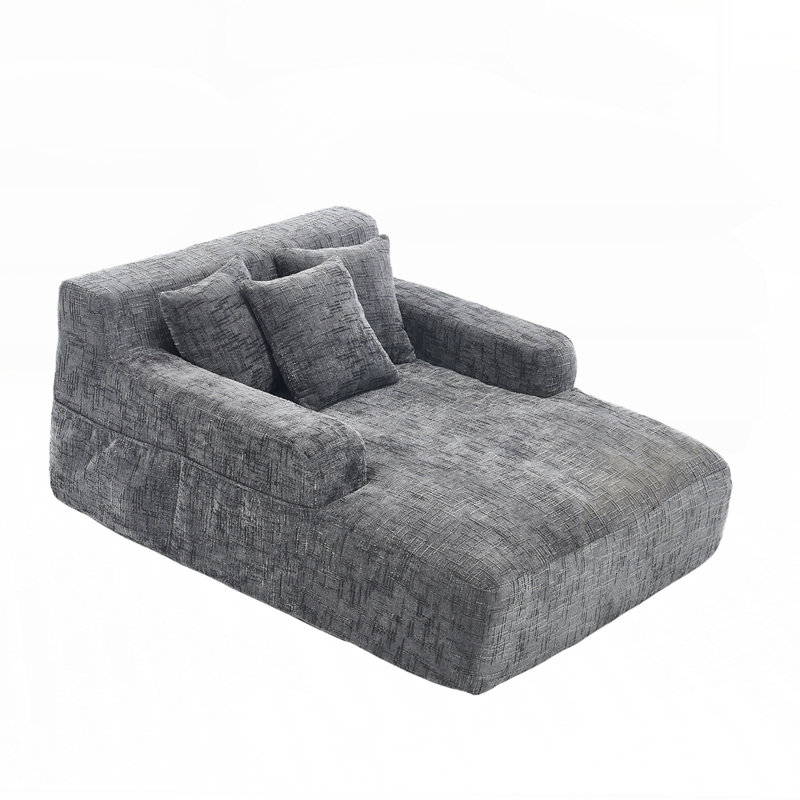 Canapé paresseux en chenille avec mousse à mémoire de forme et éponge rebond parfaite pour le confort et le style de la maison moderne