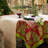 Liller Red/Green/Orange Tablecloth - Square-86866039