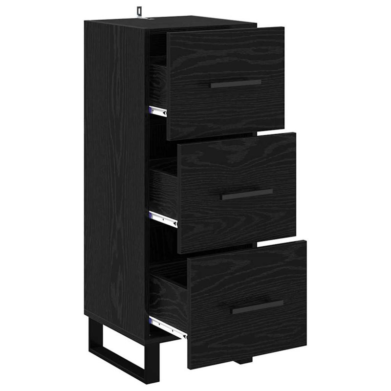Sideboard Accent Chest, Black Oak
