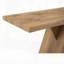 Table d'entrée longue et étroite avec base en forme de V, console de canapé rustique pour le couloir et le salon, idéale pour la décoration et le rangement