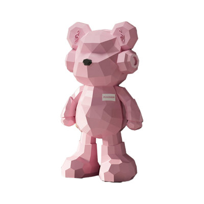 Modern Minimalist Resin Floor-standing Piggy Bank Ornament