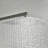 10 Inch Square Rain Shower Head with Handheld Showerhead (Without control valve)