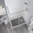 Bromley GS 70" x 72" Rectangle Hinged Shower Enclosure-88240288